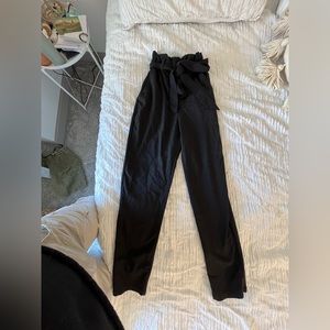H&M Black High Waisted Pants